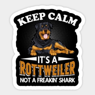 Rottweiler saying dogs gift Sticker